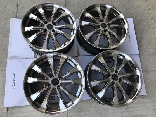 ขายล้อแม็ค MSS ขอบ17 ขนาด 4x100 ET12 สภาพสวย ราคาถูกครับ