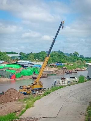 ขายรถเครน 16 ตัน คาโต้ ปั๊มสามตอน