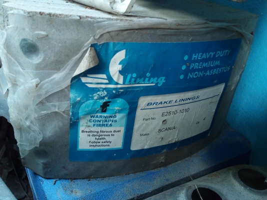 ขายหัวหมูสแกนเนีย113+ผ้าเบรค (ขายคู่รวมไม่แยก)