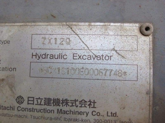 มาใหม่จ้า..HITACHI ZX120-1 เก่านอกแท้  เดิมๆๆ สภาพสวย ปลายพิเศษ พร้อมลายแย๊ก .พร้อมใช้โทร089-3818694 จ๊อย