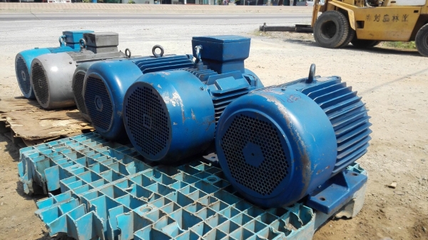 มอเตอร์ไฟฟ้ากำลัง ขนาด 15 HP และ 20 HP รอบ 1450 RPM 380V สภาพสวยวิ่งนิ่มลวดเดิมพร้อมใช้