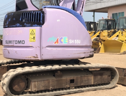 ขายรถขุด SUMITOMO SH55U-2 (เทียบเท่า PC50) (2,XXX ชั่วโมง) นำเข้าเองจากญี่ปุ่น สภาพพร้อมใช้ มีVDOการทำงานครับ
