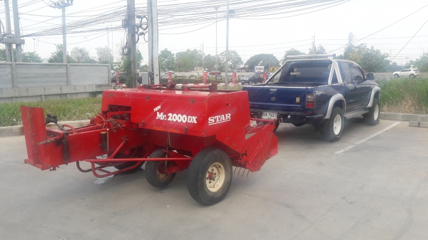เครื่องอัดฟาง STAR NEW MR.2000 DX เข้าจากญี่ปุ่นไม่เคยใช้งานในไทยพร้อมใช้