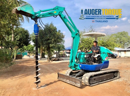 มอเตอร์สว่านเจาะดิน AugerTorque ของใหม่ นำเข้าโดยตรงจากออสเตรเลีย