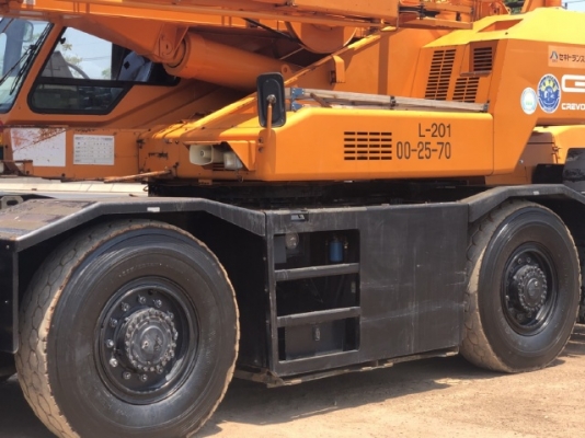 ขายรถเครน TADANO TR250M-6 (ขนาด 25 ตัน) ปี 2000 นำเข้าเองจากญี่ปุ่น สภาพสวยพร้อมใช้ มีVDOการทำงานครั