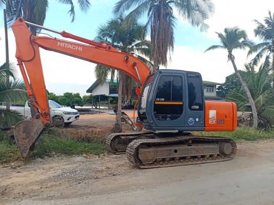 ขายจ้า..HITACHI EX120-5 เก่าใน สภาพดี  เครื่องปั๊มแห้ง  อินวอย พร้อมใช้ โทร 089-3818694 จ๊อย