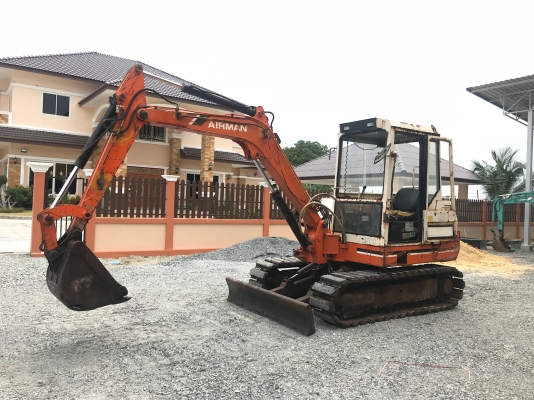 ขายถูกรถแบคโฮAIRMANรุ่นHM45Sนำเข้าญี่ปุ่นไม่เคยใช้งานในไทยเอกสารพร้อม แทร็กเหล็กเครื่องอีซูซุ4สูบสูบสภาพพร้อมใช้งาน 081-8302909 จิรโรจน์ Line : Jiraroj2909