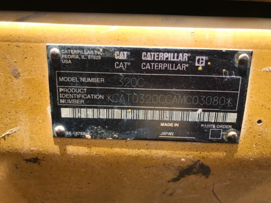 ขาย CAT320C ใช้งานเพียง 7 พันชั่วโมง สภาพบุตร เครื่องไดเร็คอินเจ็คชั่น รุ่นยอดนิยม