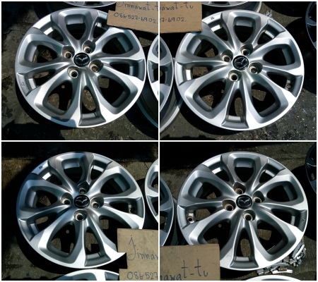 แม็กเดิม New Isuzu D-Max ขอบ 16/Honda Jazz (2018) ขอบ15/Mazda2 Skyactiv ขอบ15 /Yaris8ก้าน ขอบ15