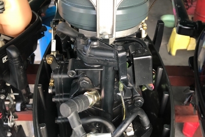 ขาย เครื่องเรือ SUZUKI 5แรง หาง 17นิ้ว ราคา 16,500