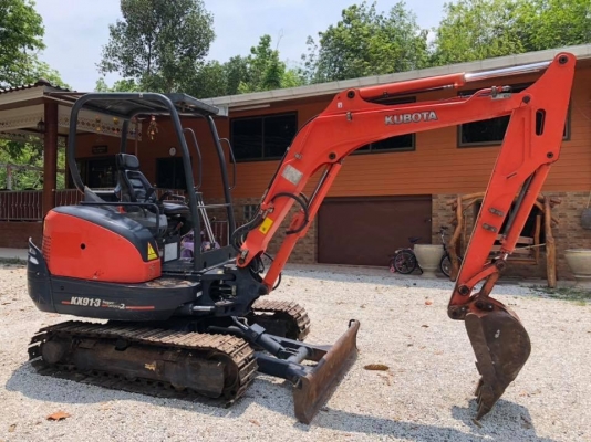 รถขุด kubota kx91-3s2 ใช้งานน้อยสีเดิมๆสวยมากโทร 086-161602189