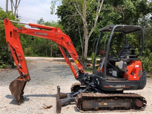 รถขุด kubota kx91-3s2 ใช้งานน้อยสีเดิมๆสวยมากโทร 086-161602189