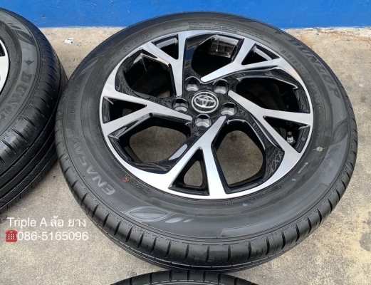 ล้อแม็กป้ายแดง Toyota CHR ขอบ 17 รุ่นใหม่ล่าสุด พร้อมยางป้ายแดง 215-60-17 Dunlop ปี 19