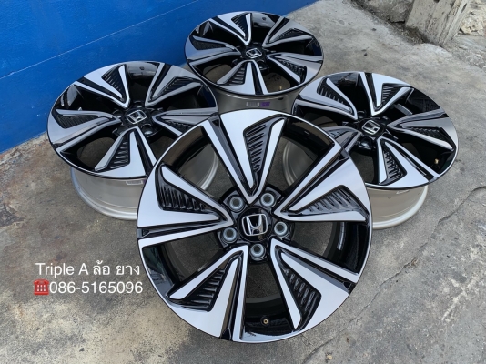 ล้อแม็กป้ายแดง 5รู114 Honda Civic FK ขอบ 17 สวยกริ๊บๆ