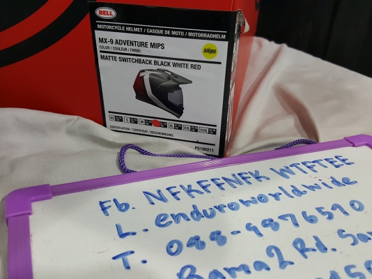ใหม่ หมวกกันน็อคแนวadventure Bell mx-9 adventure mips (L)