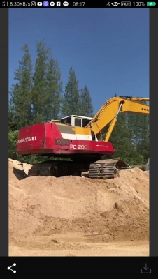 มีVDOแบคโฮKOMATSU PC200-5 คอลโทรลสั้นไฟตัดไม่มีเอกสารราคา 400,000