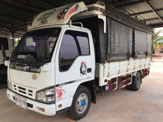 Isuzu NKR 130เทอโบ ห้างแท้ปี51 ป้ายแดงมือเดียว กะบะยาว 4.30ม เล่มพร้อมโอน