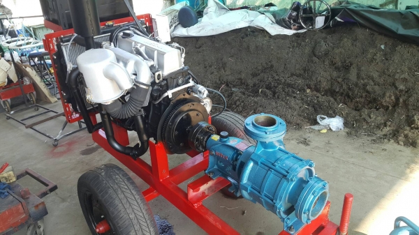 เครื่องสูบนํ้าประกอบใหม่พร้อมใช้งาน