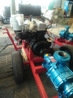 เครื่องสูบนํ้าประกอบใหม่พร้อมใช้งาน