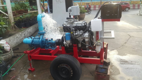 เครื่องสูบนํ้าประกอบใหม่พร้อมใช้งาน