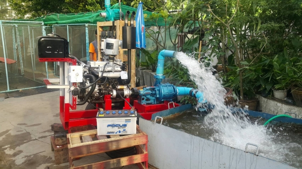 เครื่องสูบนํ้าประกอบใหม่พร้อมใช้งาน