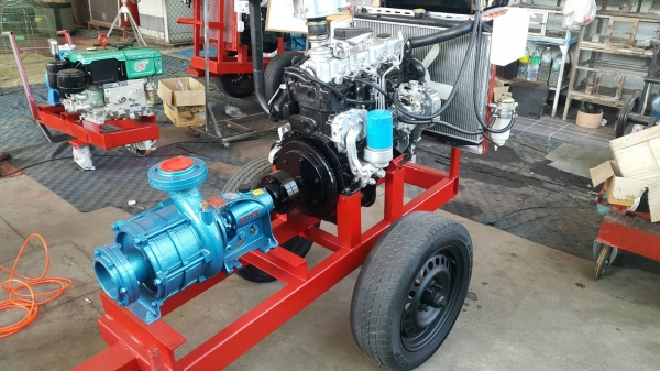 เครื่องสูบนํ้าประกอบใหม่พร้อมใช้งาน