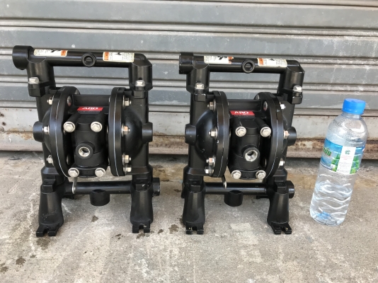 ( เหลือ 1ตัวครับ )ขายปั้มไดอะแฟรม ARO Ingersoll Rand โครงสร้างสแตนเลส ขนาด 4หุน สภาพสวย ดูดแรง พร้อมใช้งาน มี 2ตัวครับ