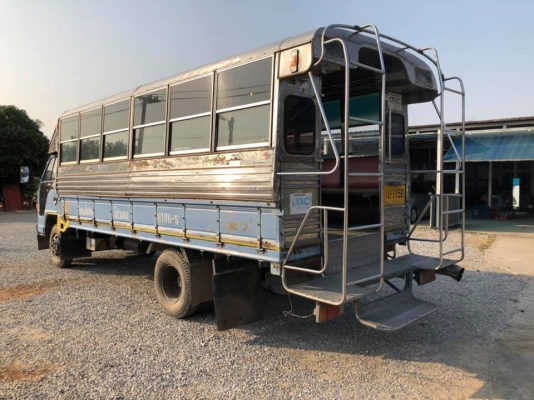 ขายครับ/รถบรรทุก 6ล้อ ISUZU NPR58P 110 แรง ปี 43 ยาว 5 เมตร พร้อมหลังคาโดยสาร ใช้งานได้เลย ⚡️⚡️⚡️ราค