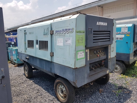ปั้มลม AIRMAN PDS655S เก่าญี่ปุ่น 655CFM. 7Bar. ยังไม่เคยใช้ในไทย