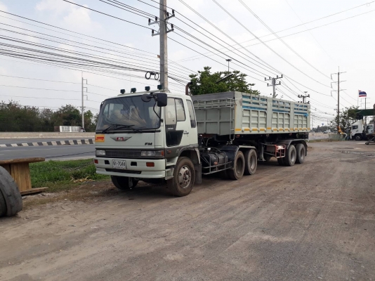 หัวลากHino3Mพร้อมหางเซมิดั้ม2เพลายาว8.50มปี38หนัก8500ก.ก สวยพร้อมใช้สภาพเดิมๆมี4พ่วง จัดแน็นใด้5.5-6