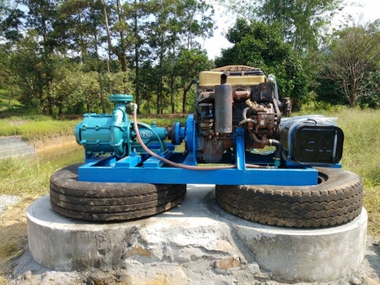 เครื่องยนต์พร้อมปั๊มน้ำแรงดันสูง