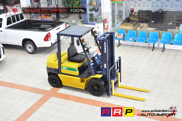 ขายรถโฟล์คลิฟท์มือสอง KOMATSU รุ่น FD25HW-11-470418 นำเข้าจากประเทศญี่ปุ่น 100\% ไม่เคยใช้งานในไทย ขายรถโฟล์คลิฟท์มือสอง KOMATSU รุ่น FD25HW-11-470418 นำเข้าจากประเทศญี่ปุ่น 100\% ไม่เคยใช้งานในไทย