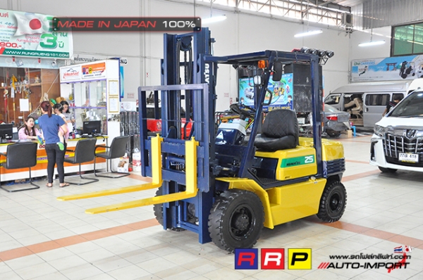 ขายรถโฟล์คลิฟท์มือสอง KOMATSU รุ่น FD25HW-11-470418 นำเข้าจากประเทศญี่ปุ่น 100\% ไม่เคยใช้งานในไทย ขายรถโฟล์คลิฟท์มือสอง KOMATSU รุ่น FD25HW-11-470418 นำเข้าจากประเทศญี่ปุ่น 100\% ไม่เคยใช้งานในไทย