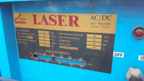 ขาย !! ตู้เชื่อม.LASER.ขนาด300A.เชื่อมอลูมิเนียมได้