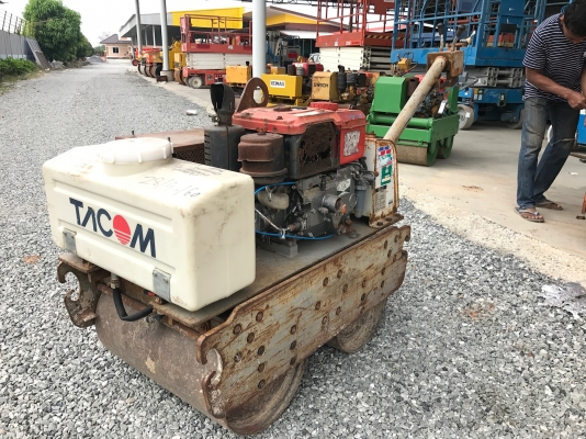 ขายรถบดเดินตาม TACOMรุ่นTWR550NDมือสองญี่ปุ่น บดอัดสั่นสะเทือนได้ เครื่องดีเซลยันม่า1สูบสภาพดีพร้อมใช้งาน มีให้เลือกหลายคันLine:jiraroj2909