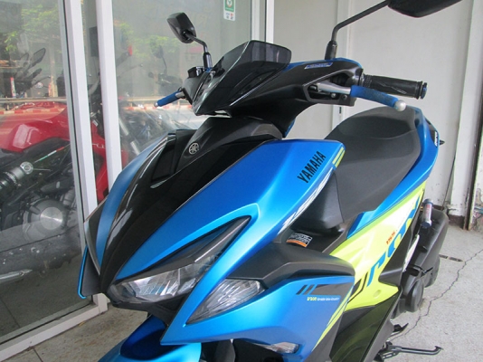(โอนฟรี) ขาย Yamaha Aerox ปี 2018 ไมล์แท้ 8167 กม สภาพสวย เครื่องหัวฉีดประหยัดน้ำมัน