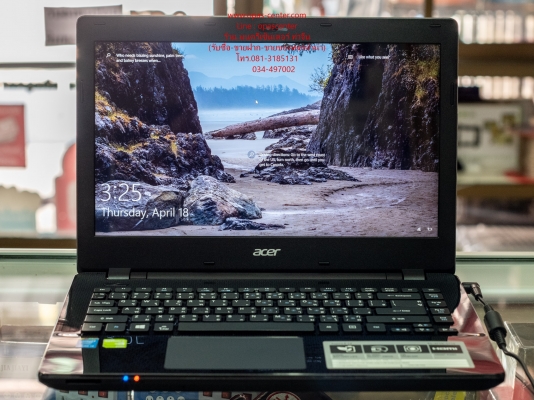 โน้ตบุ๊ค Acer รุ่น E1-471G Core i3-4005U Ram4G HDD1TB ที่ชาร์ท กระเป๋า สภาพใหม่