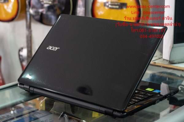 โน้ตบุ๊ค Acer รุ่น E1-471G Core i3-4005U Ram4G HDD1TB ที่ชาร์ท กระเป๋า สภาพใหม่