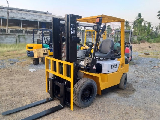 ขายรถยก TCM FG20 N4 เครื่องเบนซิล H20 ใช้แก๊ส ติดตั้งระบบแก๊สจากญี่ปุ่น เสาสูง 3 เมตร ยกได้ 2 ตัน เกียร์ออโต้ รถนอกนำเข้า ติดต่อ 098-7962549