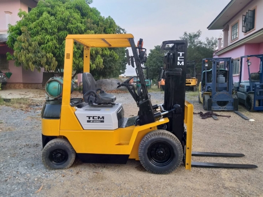 ขายรถยก TCM FG20 N4 เครื่องเบนซิล H20 ใช้แก๊ส ติดตั้งระบบแก๊สจากญี่ปุ่น เสาสูง 3 เมตร ยกได้ 2 ตัน เกียร์ออโต้ รถนอกนำเข้า ติดต่อ 098-7962549