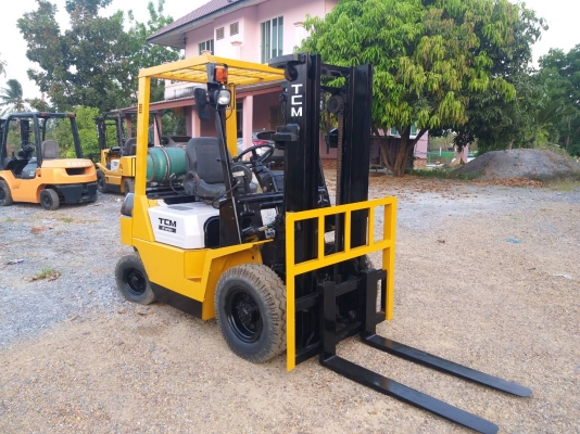 ขายรถยก TCM FG20 N4 เครื่องเบนซิล H20 ใช้แก๊ส ติดตั้งระบบแก๊สจากญี่ปุ่น เสาสูง 3 เมตร ยกได้ 2 ตัน เกียร์ออโต้ รถนอกนำเข้า ติดต่อ 098-7962549