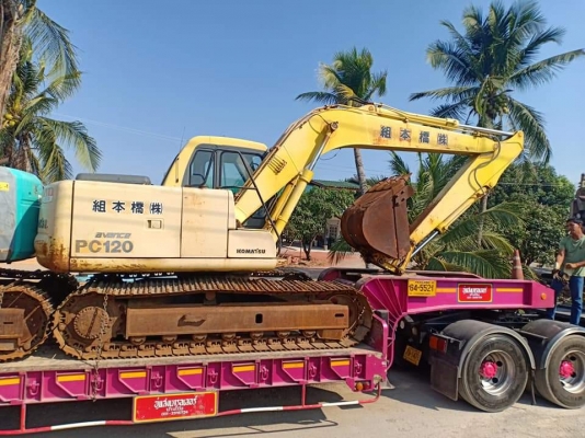 มาใหม่จ้า..KOMATSU PC120-6 เก่านอกแท้  สภาพสวย เดิมๆๆ เครื่องปั๊มดี ใช้งานมาน้อย โทร 089-3818694 จ๊อย