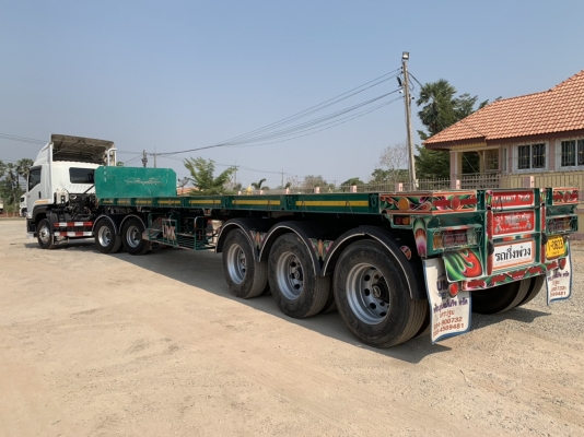 ขาย หัวลาก ISUZU 360 แรงม้า ปี 58 พร้อมพื้นเรียบสามเพลาปี 61 รถสวยพร้อมใช้งาน เอกสารพร้อมโอน สนใจติด