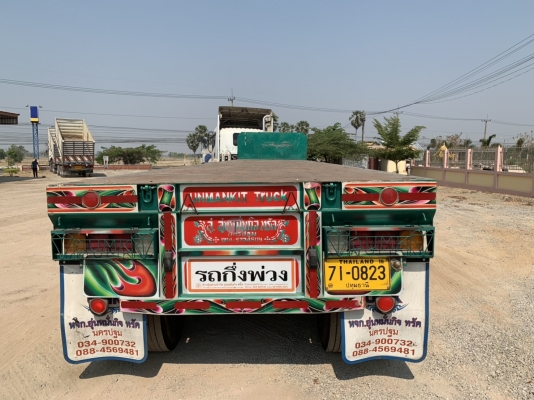 ขาย หัวลาก ISUZU 360 แรงม้า ปี 58 พร้อมพื้นเรียบสามเพลาปี 61 รถสวยพร้อมใช้งาน เอกสารพร้อมโอน สนใจติด