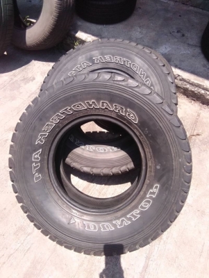 31x10.5​0R15​ DUNLOP​ GRANTREK​ A/T มี​ 2​ เส้น​ คู่​ละ​ 2200​ บาท​ โทร.081427941​​