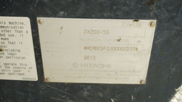 ขาย แบคโฮ HITACHI ZX200-5G ปี 55 เล่มทะเบียนครบ ใช้งาน 9,000 ชม. รถสวยเต็มทุกระบบ แอร์หนาว ราคาคุยกันได้ครับ ขาย แบคโฮ HITACHI ZX200-5G ปี 55 เล่มทะเบียนครบ ใช้งาน 9,000 ชม. รถสวยเต็มทุกระบบ แอร์หนาว ราคาคุยกันได้ครับ