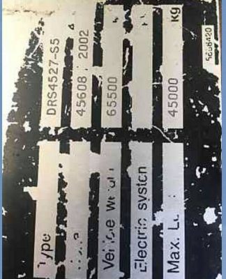 รถยกตู้คอนเทนเนอร์ ขนาด 45 ตัน ไมล์ 2100 ชม.ราคา 6500000