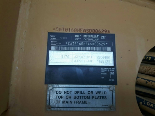 ขายรถเกรด CAT 160 H ราคา 3900000