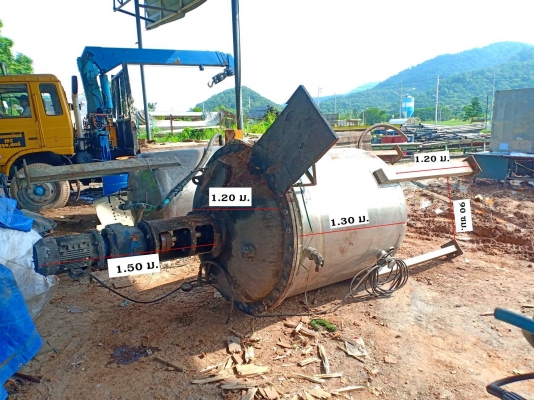 ถังกวน สแตนเลส 1,500 ลิตร