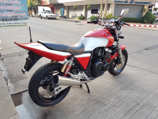 ขาย HONDA CB400 ปี1994 ทะเบียนแท้พร้อมโอน เก็บงานใหม่สีสวย ท้ายเเต่งเทค3 ปั๊มบนแต่ง โซ่สเตอร์ใหม่ รา